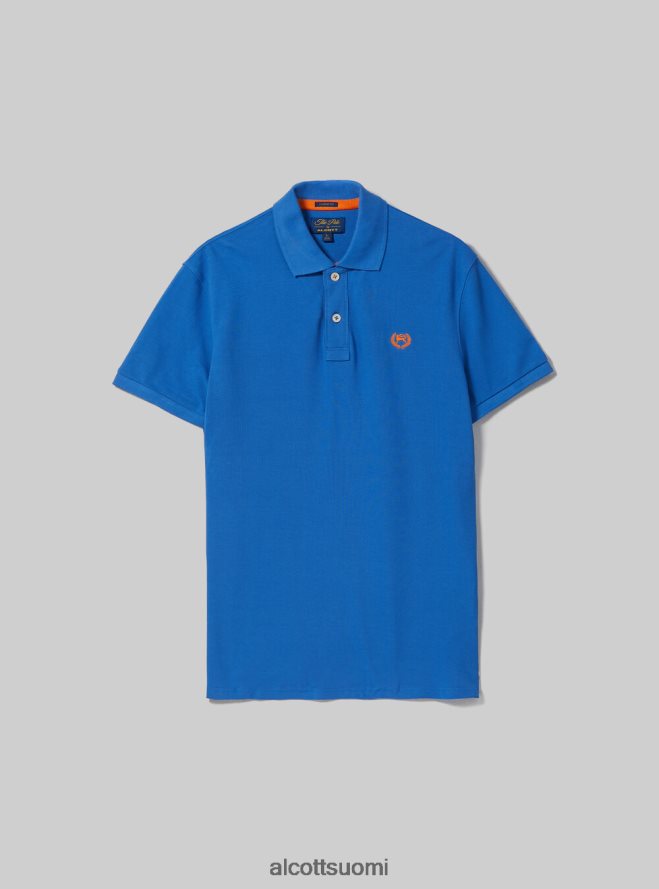 vaatetus fi Alcott miehet puuvillainen pikee poolopaita brodeerauksella wh3 valkoinen HL28P0847