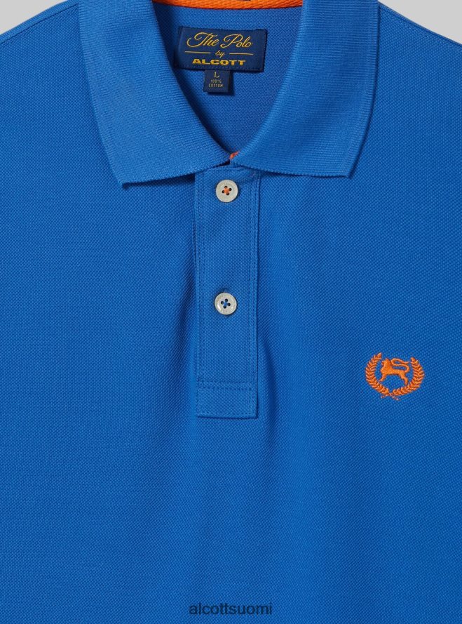 vaatetus fi Alcott miehet puuvillainen pikee poolopaita brodeerauksella wh3 valkoinen HL28P0847