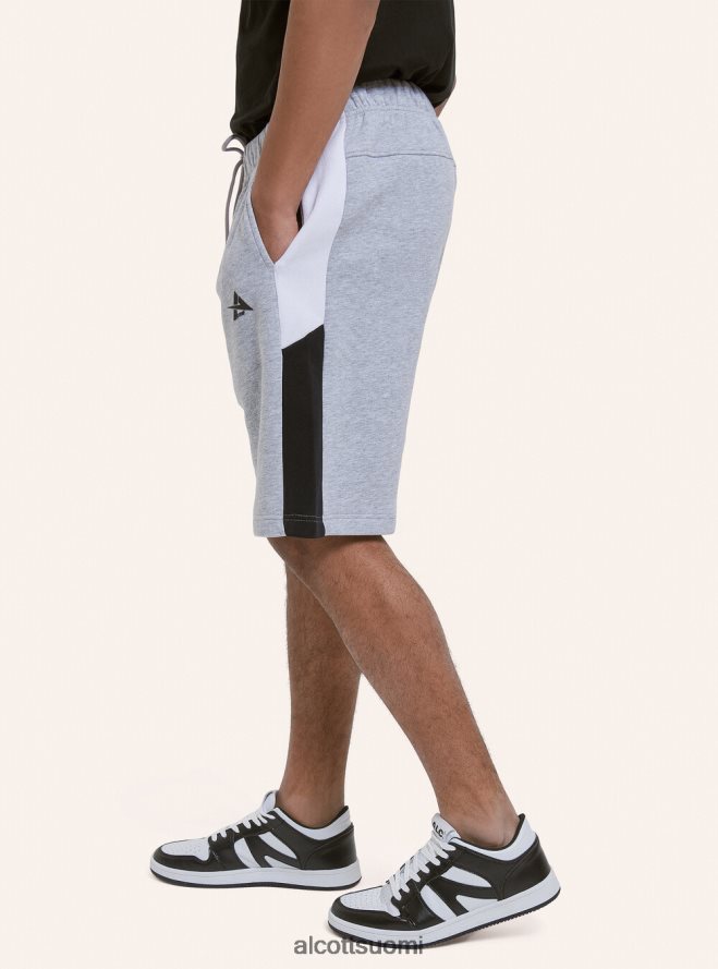 vaatetus fi Alcott miehet lyhyet pehmeät puuvillahousut printillä musta HL28P01103