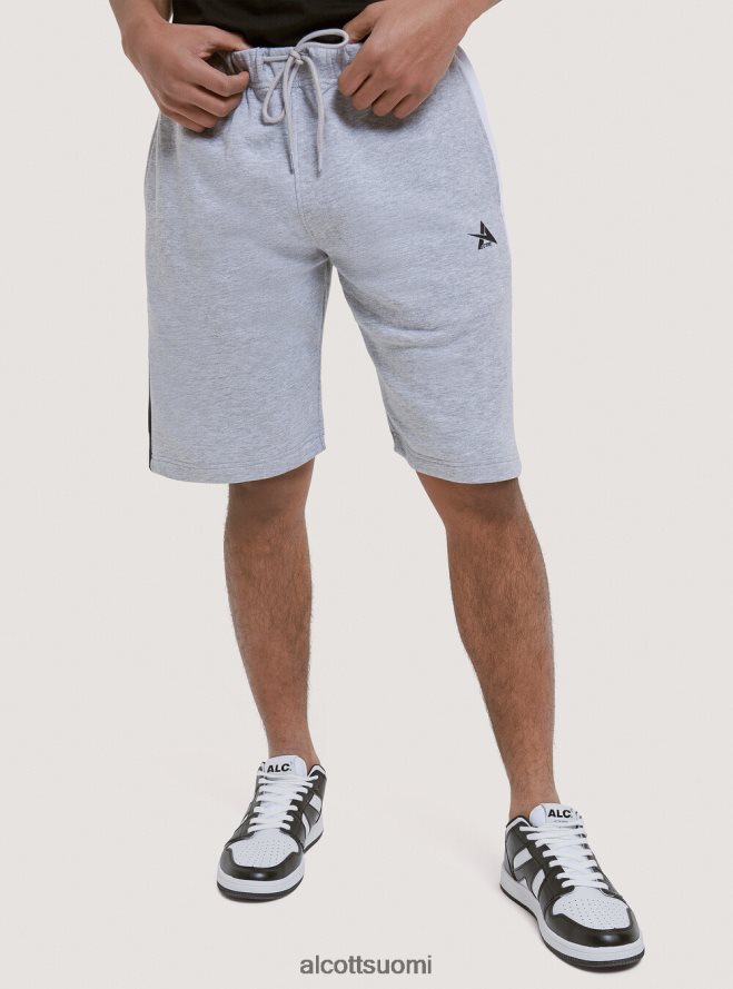 vaatetus fi Alcott miehet lyhyet pehmeät puuvillahousut printillä musta HL28P01103