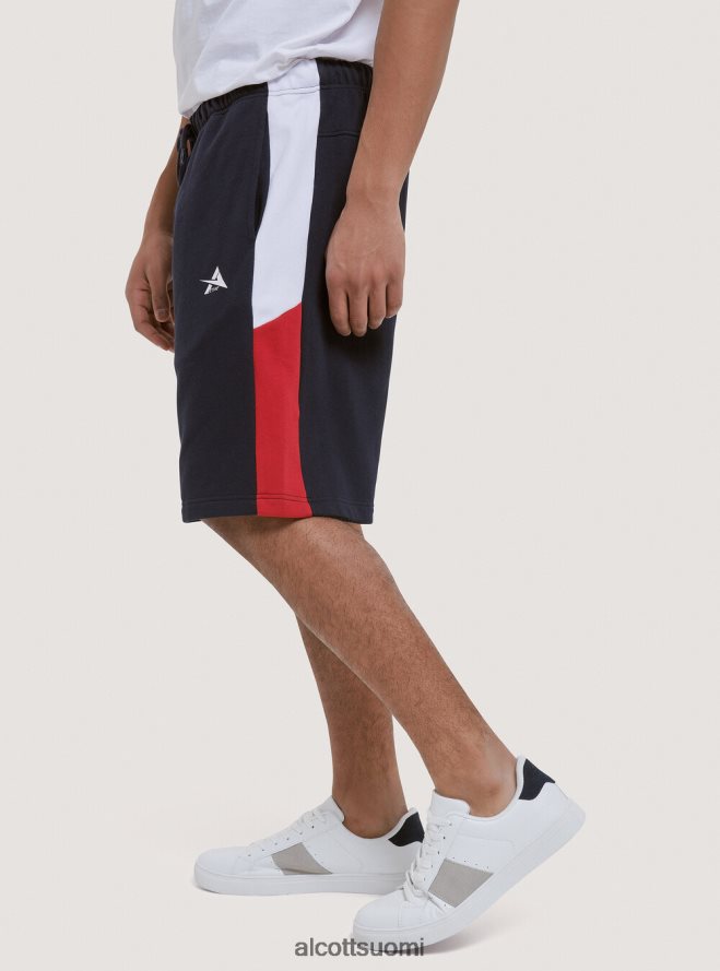 vaatetus fi Alcott miehet lyhyet pehmeät puuvillahousut printillä musta HL28P0799