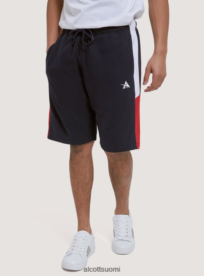 vaatetus fi Alcott miehet lyhyet pehmeät puuvillahousut printillä musta HL28P0799