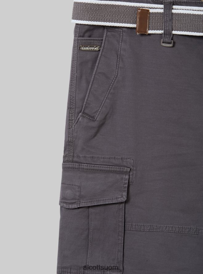vaatetus fi Alcott miehet puuvilla cargo bermuda kangasvyöllä ky2 kaky medium HL28P01190