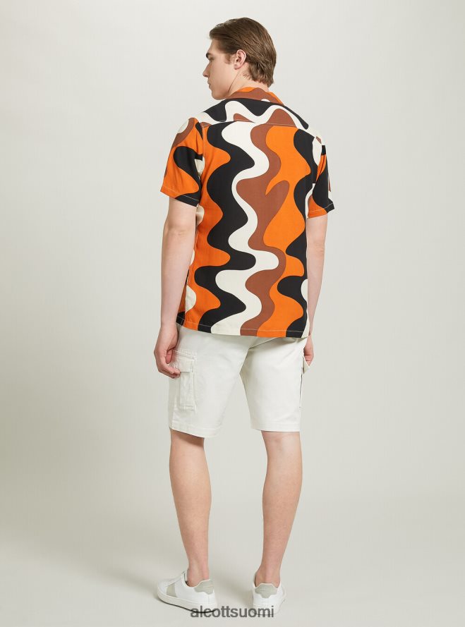 vaatetus fi Alcott miehet puuvilla cargo bermuda kangasvyöllä ky2 kaky medium HL28P0624