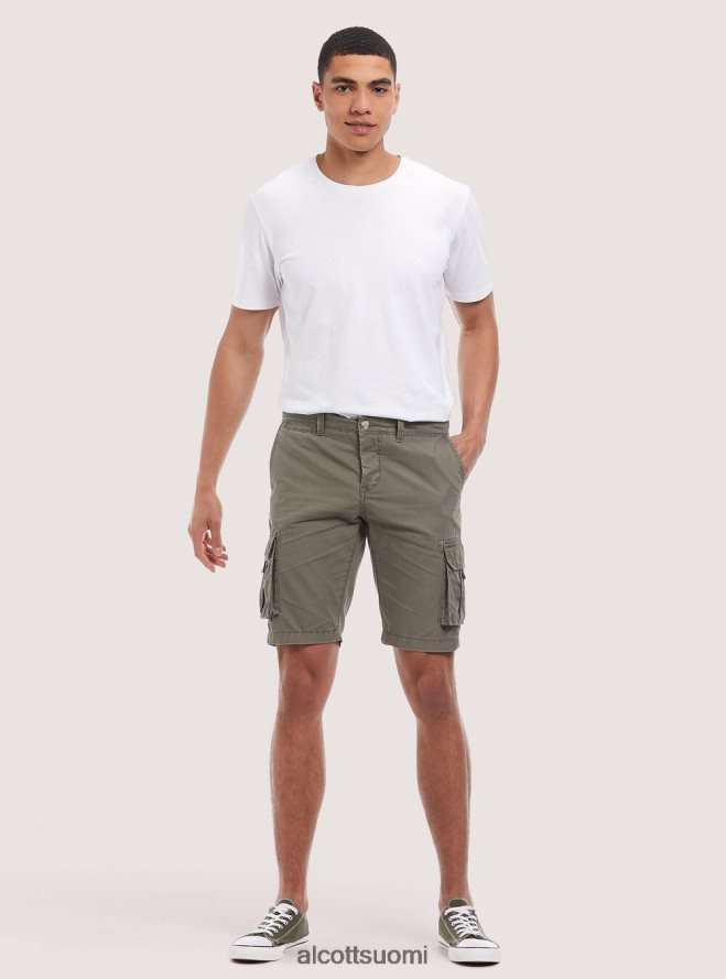 vaatetus fi Alcott miehet puuvillaiset bermuda-shortsit isoilla taskuilla c0586 ecru HL28P0853