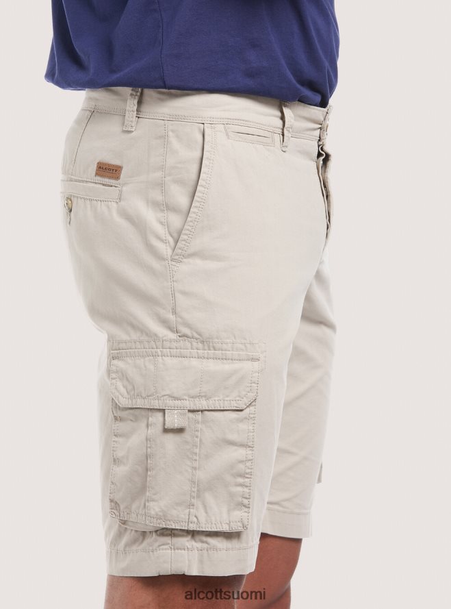 vaatetus fi Alcott miehet puuvillaiset bermuda-shortsit isoilla taskuilla c0586 ecru HL28P0854