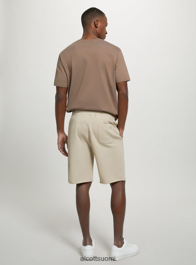 vaatetus fi Alcott miehet puuvillaiset jogger bermuda shortsit bk1 musta HL28P01061