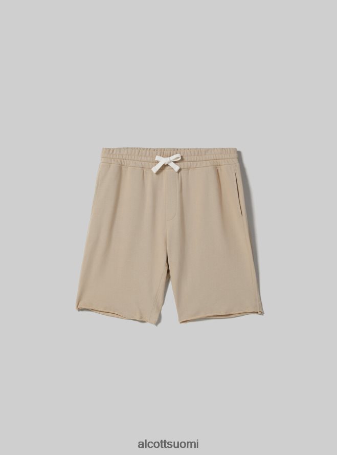 vaatetus fi Alcott miehet puuvillaiset jogger bermuda shortsit bk1 musta HL28P01061