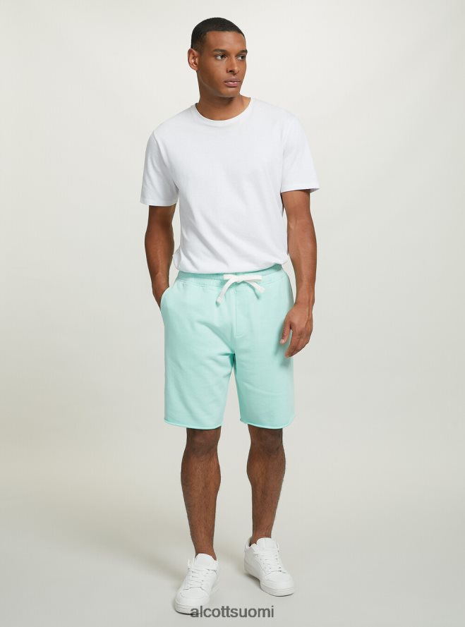 vaatetus fi Alcott miehet puuvillaiset jogger bermuda shortsit bk1 musta HL28P0835