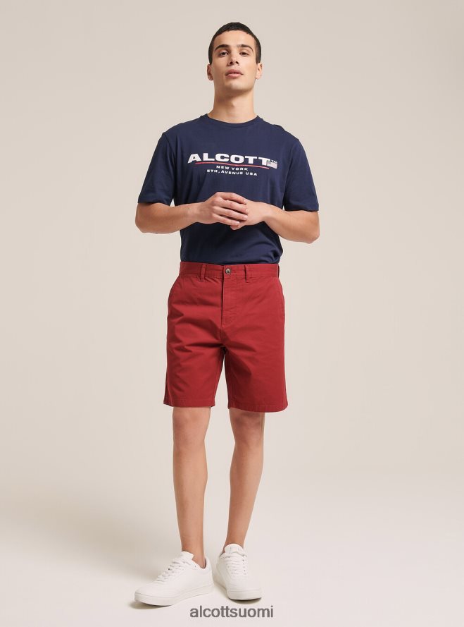 vaatetus fi Alcott miehet tavalliset twill-bermuda-shortsit musta HL28P0828