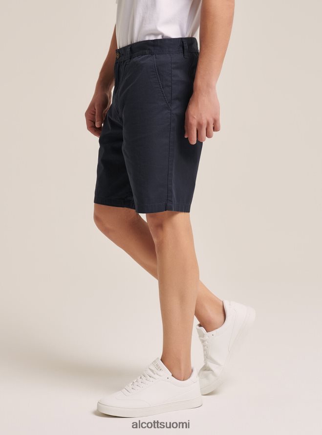 vaatetus fi Alcott miehet tavalliset twill-bermuda-shortsit na1 laivasto tumma HL28P01068
