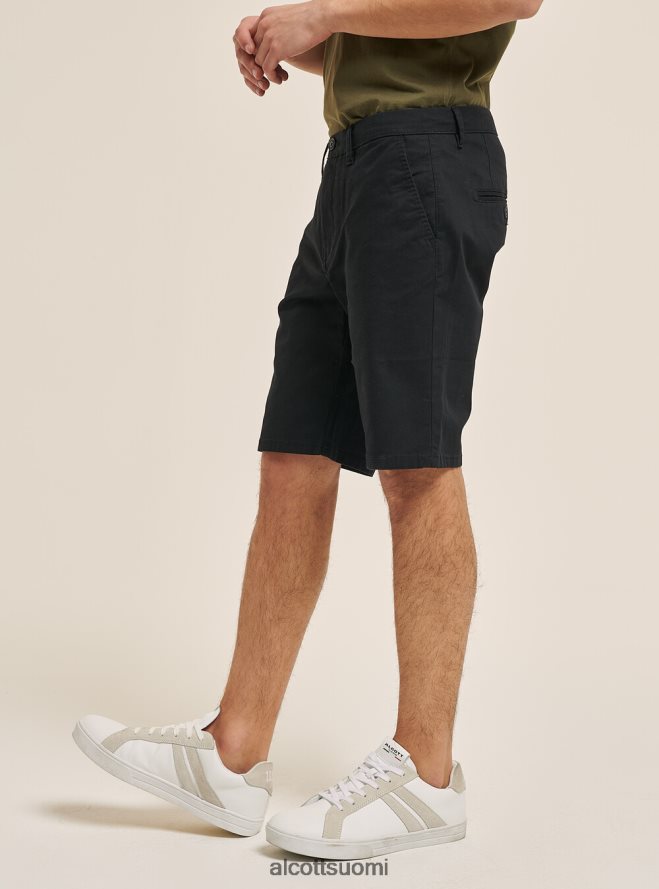 vaatetus fi Alcott miehet tavalliset twill-bermuda-shortsit sininen laivasto HL28P0601