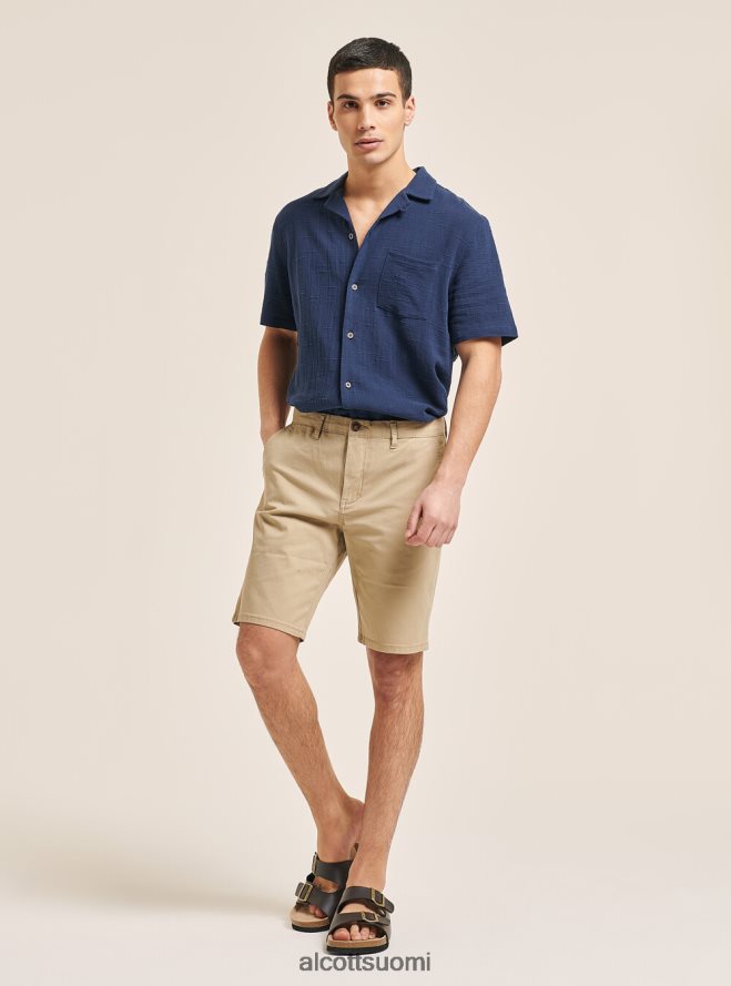 vaatetus fi Alcott miehet tavalliset twill-bermuda-shortsit sininen laivasto HL28P0610