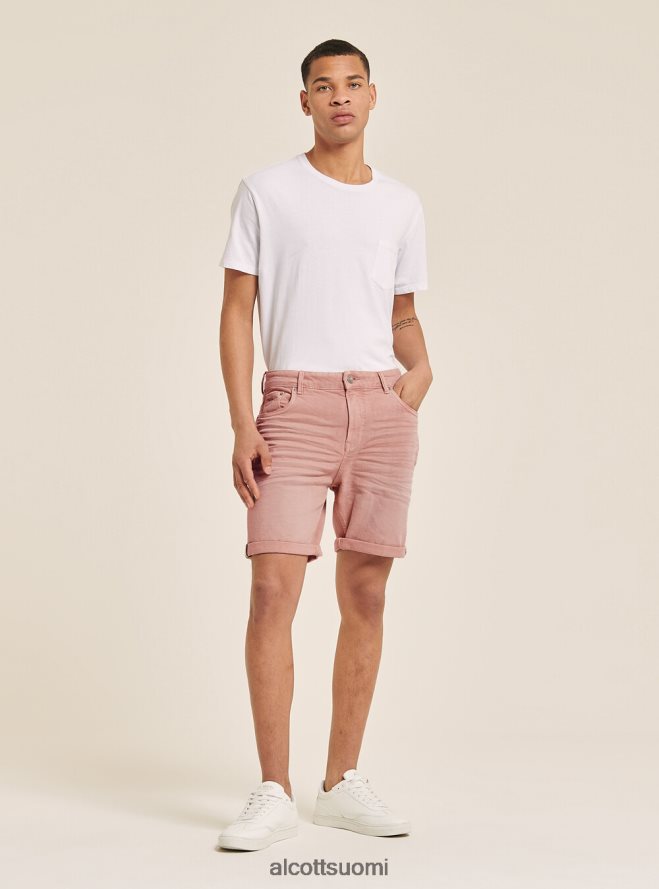 vaatetus fi Alcott miehet vaate värjätty joustava puuvilla twill bermuda shortsit bg3 beige valo HL28P0893