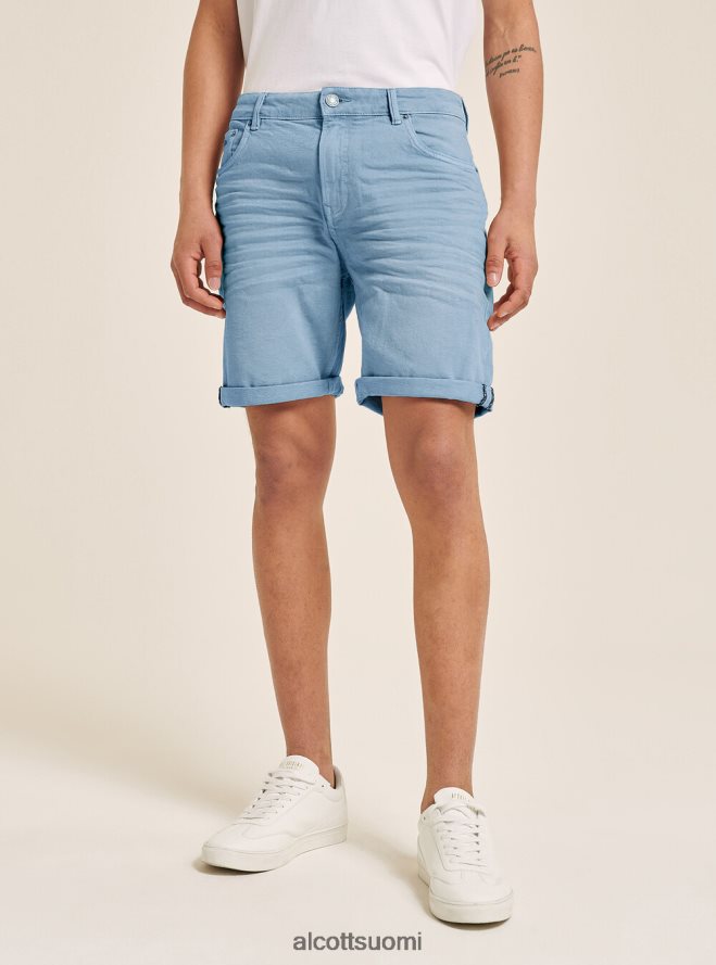 vaatetus fi Alcott miehet vaate värjätty joustava puuvilla twill bermuda shortsit bg3 beige valo HL28P0904