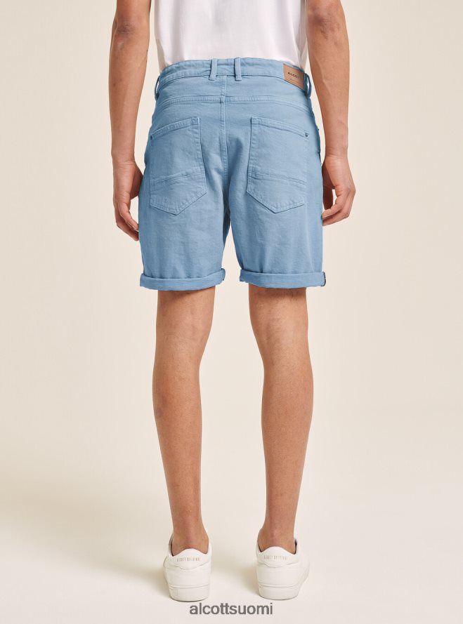 vaatetus fi Alcott miehet vaate värjätty joustava puuvilla twill bermuda shortsit bg3 beige valo HL28P0904