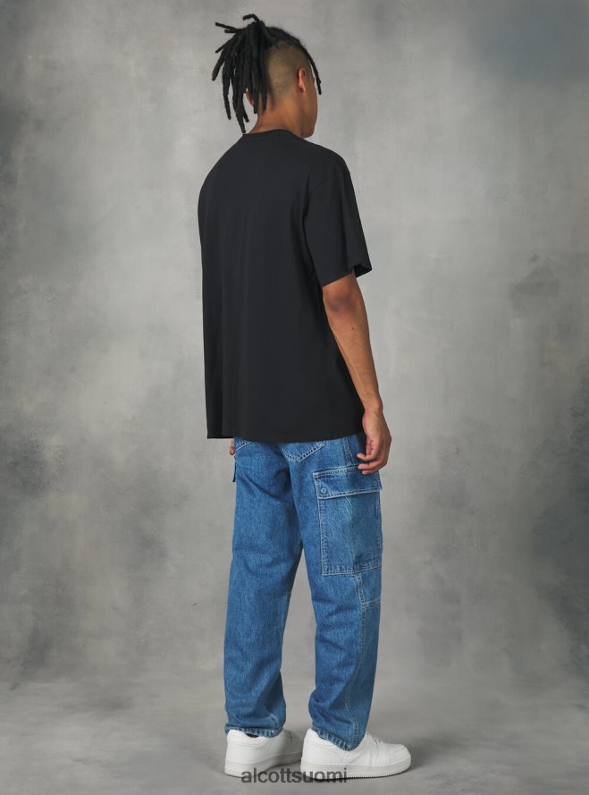 vaatetus fi Alcott miehet la casa de papel t-paita bk1 musta HL28P0942