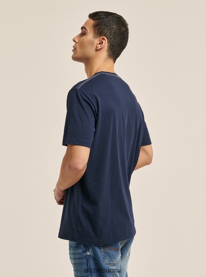 vaatetus fi Alcott miehet logopainatus t-paita sininen HL28P01198
