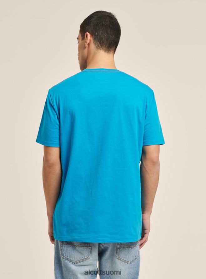 vaatetus fi Alcott miehet logopainatus t-paita sininen HL28P01200