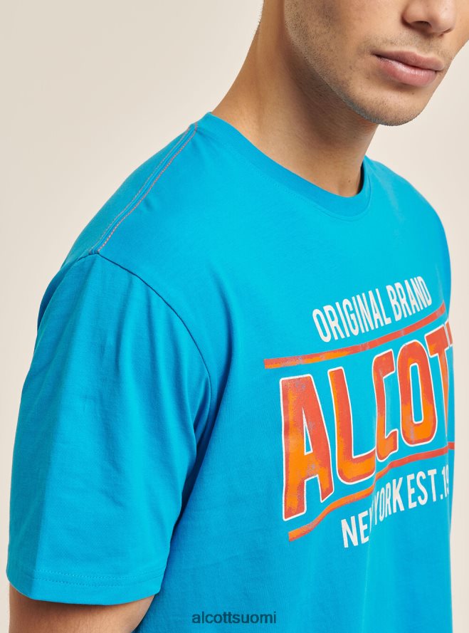 vaatetus fi Alcott miehet logopainatus t-paita sininen HL28P01200