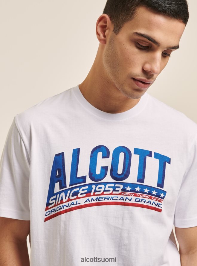 vaatetus fi Alcott miehet logopainatus t-paita sininen HL28P0609