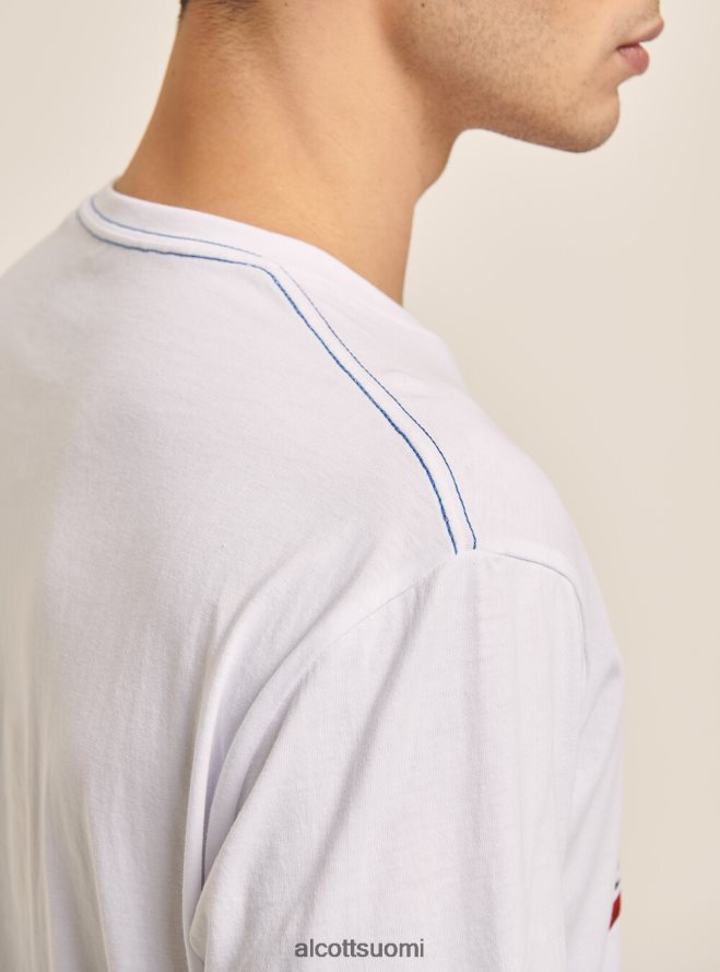 vaatetus fi Alcott miehet logopainatus t-paita sininen HL28P0609