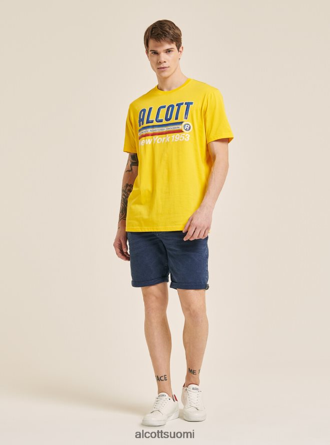 vaatetus fi Alcott miehet logopainatus t-paita sininen HL28P0977