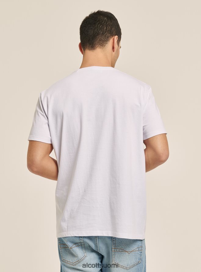 vaatetus fi Alcott miehet maglietta girocollo con taschino cotone c0214 sininen HL28P01059