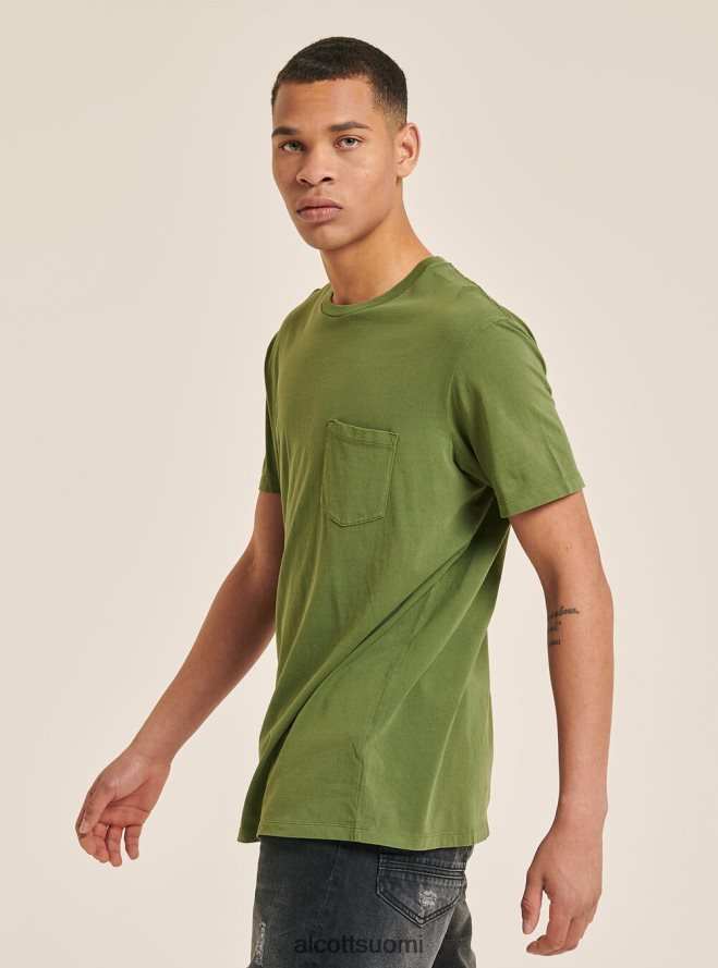vaatetus fi Alcott miehet maglietta girocollo con taschino cotone c0214 sininen HL28P0712