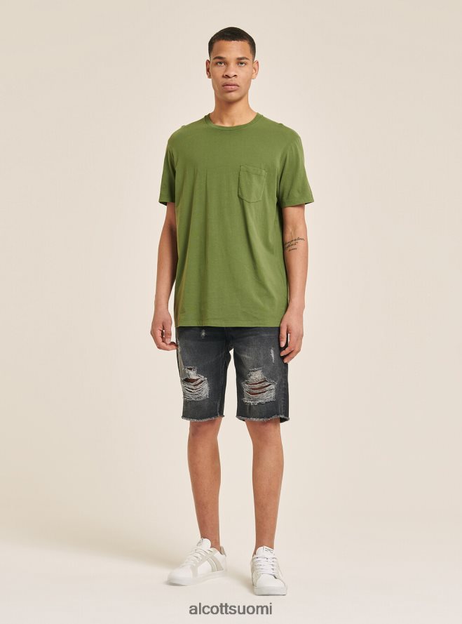 vaatetus fi Alcott miehet maglietta girocollo con taschino cotone c0214 sininen HL28P0712
