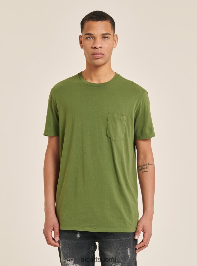 vaatetus fi Alcott miehet maglietta girocollo con taschino cotone c0214 sininen HL28P0712