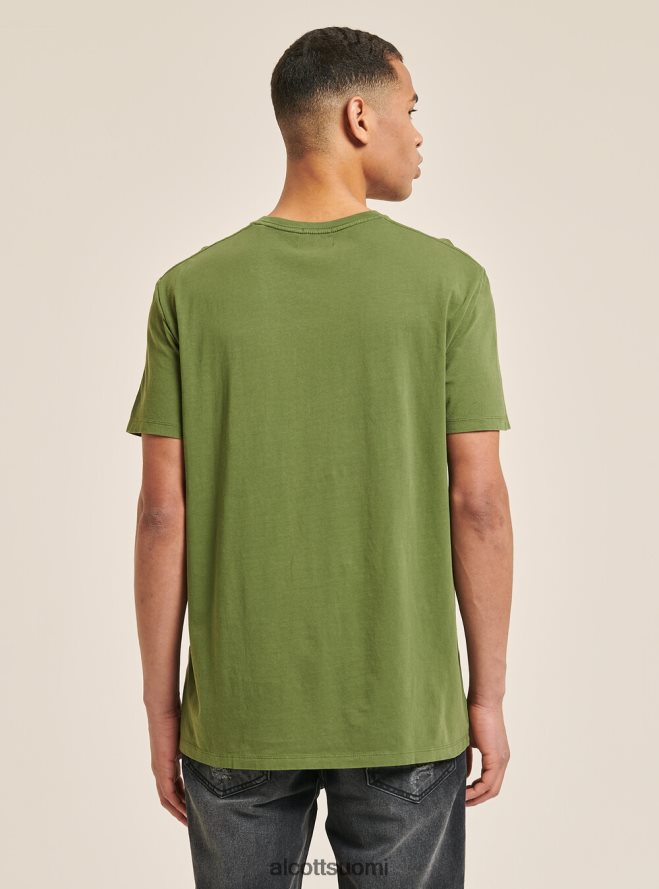 vaatetus fi Alcott miehet maglietta girocollo con taschino cotone c0214 sininen HL28P0712