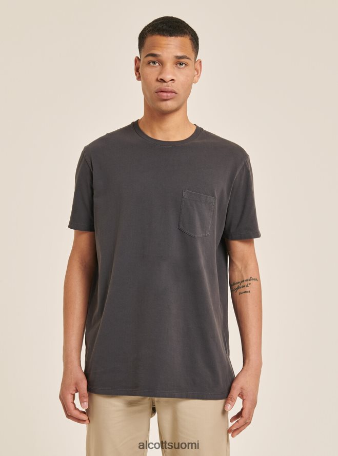 vaatetus fi Alcott miehet maglietta girocollo con taschino cotone c0214 sininen HL28P0775
