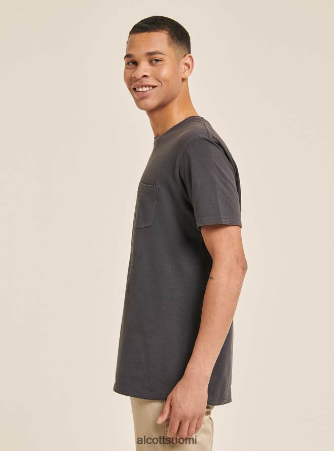 vaatetus fi Alcott miehet maglietta girocollo con taschino cotone c0214 sininen HL28P0775