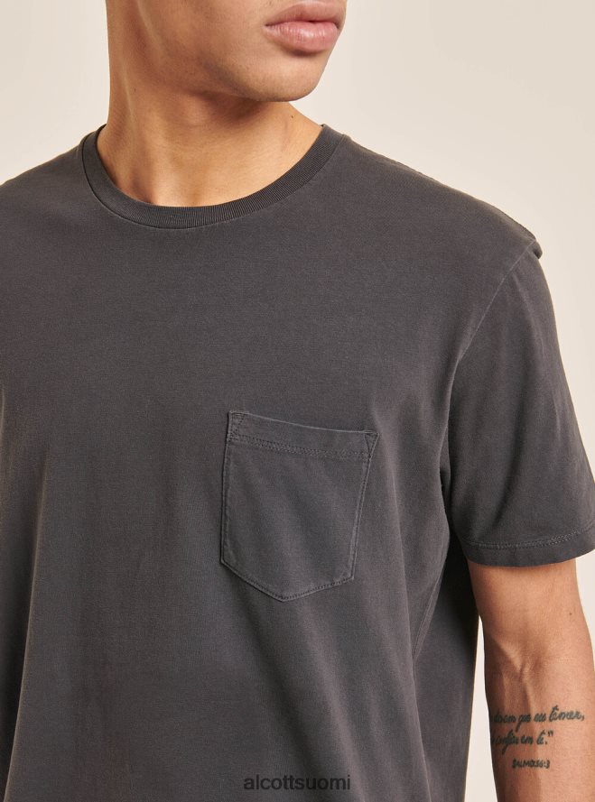 vaatetus fi Alcott miehet maglietta girocollo con taschino cotone c0214 sininen HL28P0775