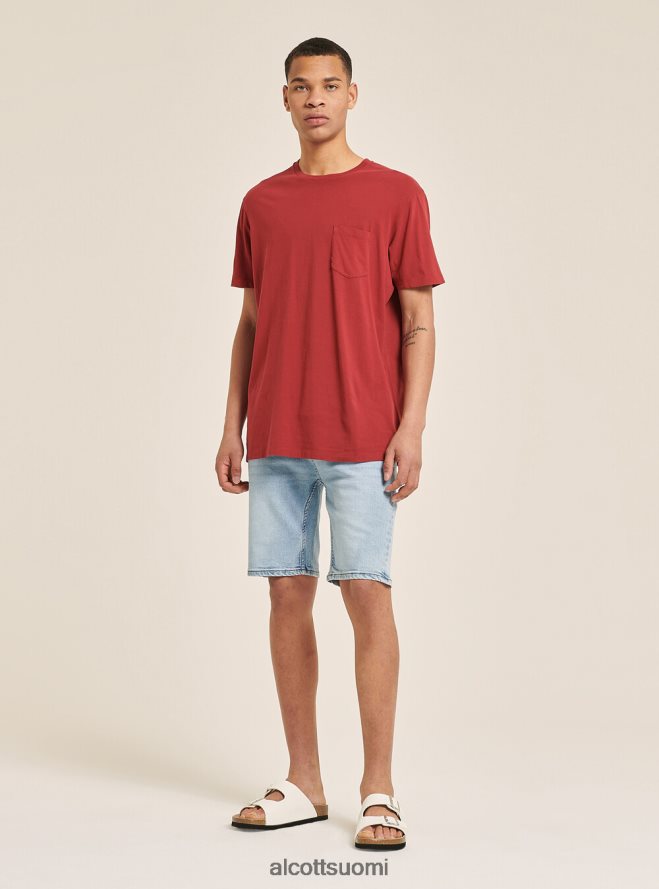 vaatetus fi Alcott miehet maglietta girocollo con taschino cotone c0214 sininen HL28P0934