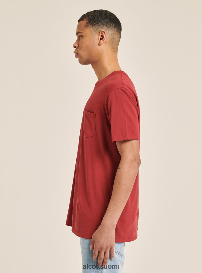 vaatetus fi Alcott miehet maglietta girocollo con taschino cotone c0214 sininen HL28P0934
