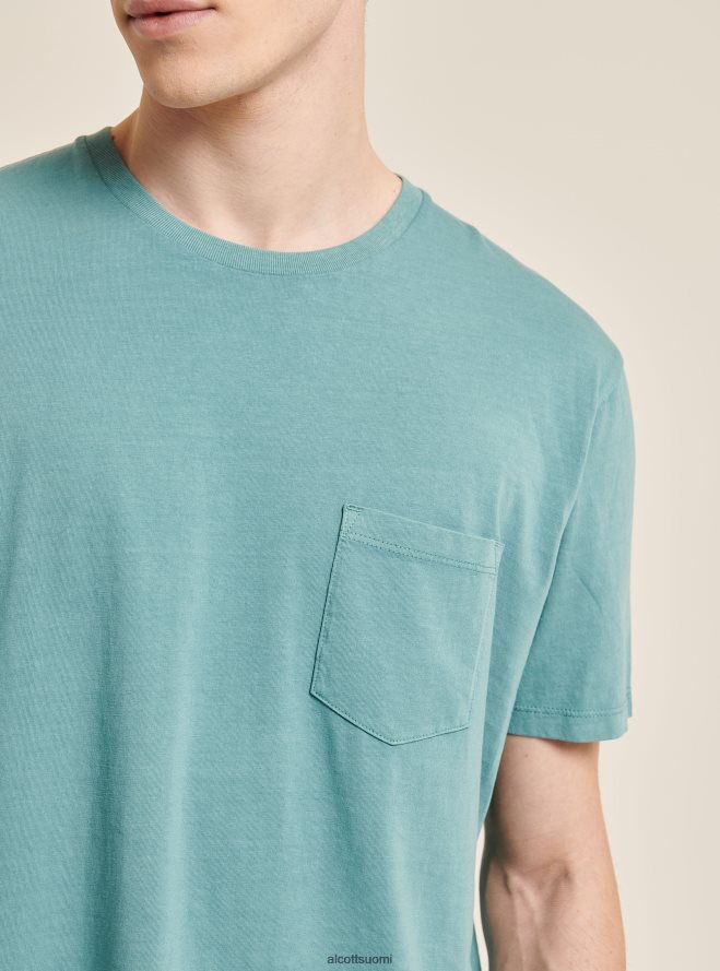 vaatetus fi Alcott miehet maglietta girocollo con taschino cotone c0214 sininen HL28P0938