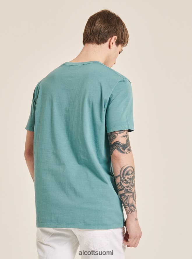 vaatetus fi Alcott miehet maglietta girocollo con taschino cotone c0214 sininen HL28P0938