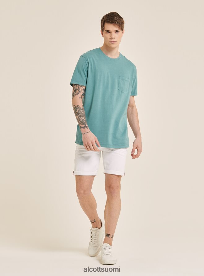vaatetus fi Alcott miehet maglietta girocollo con taschino cotone c0214 sininen HL28P0938