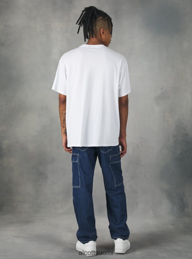 vaatetus fi Alcott miehet maglietta la casa de papel wh3 valkoinen HL28P01020