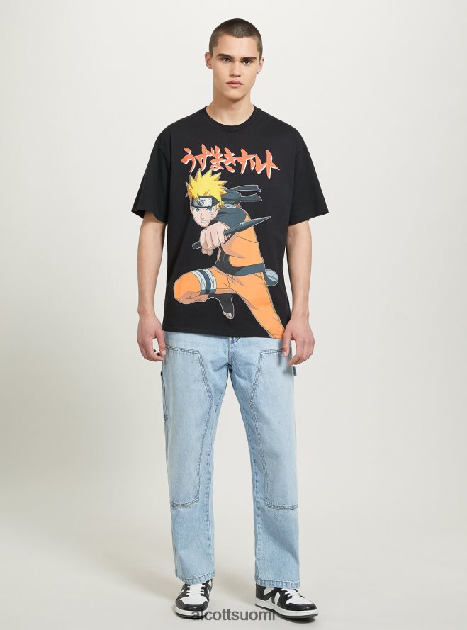 vaatetus fi Alcott miehet naruto t-paita bk1 musta HL28P0654