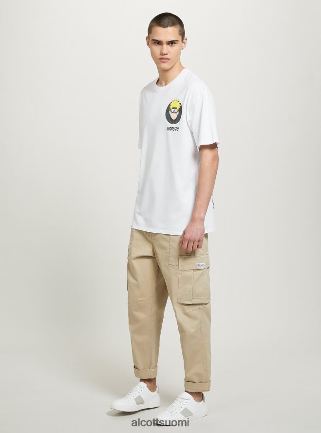 vaatetus fi Alcott miehet naruto t-paita wh3 valkoinen HL28P0652