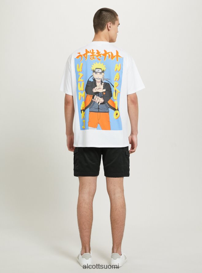 vaatetus fi Alcott miehet naruto t-paita wh3 valkoinen HL28P0694