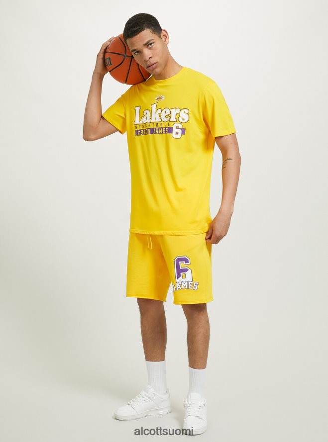 vaatetus fi Alcott miehet nba t-paita ye2 keltainen medium HL28P01034