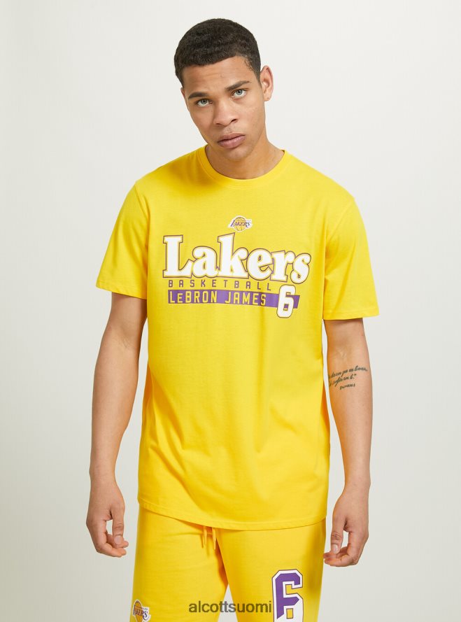 vaatetus fi Alcott miehet nba t-paita ye2 keltainen medium HL28P01034