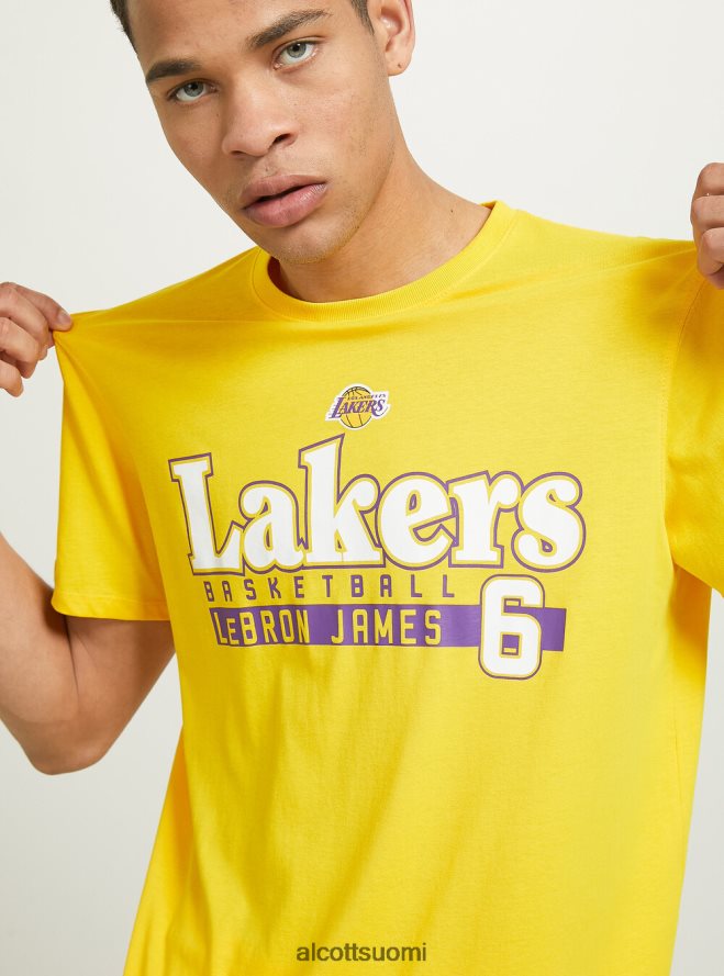 vaatetus fi Alcott miehet nba t-paita ye2 keltainen medium HL28P01034