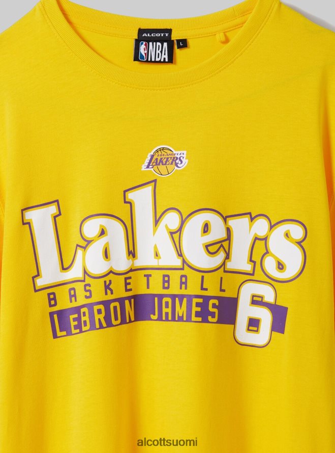 vaatetus fi Alcott miehet nba t-paita ye2 keltainen medium HL28P01034