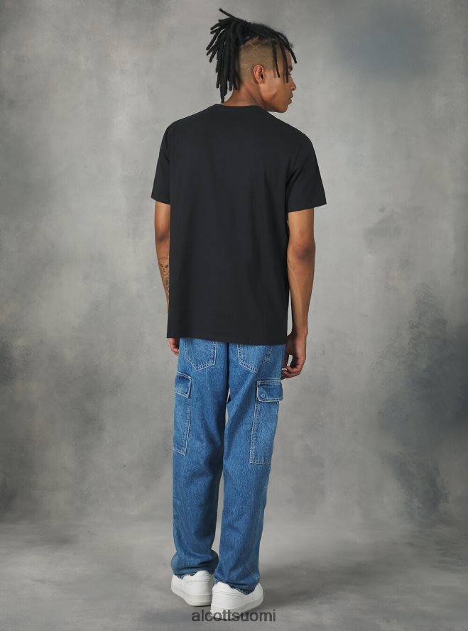 vaatetus fi Alcott miehet outoja asioita t-paita bk1 musta HL28P01136