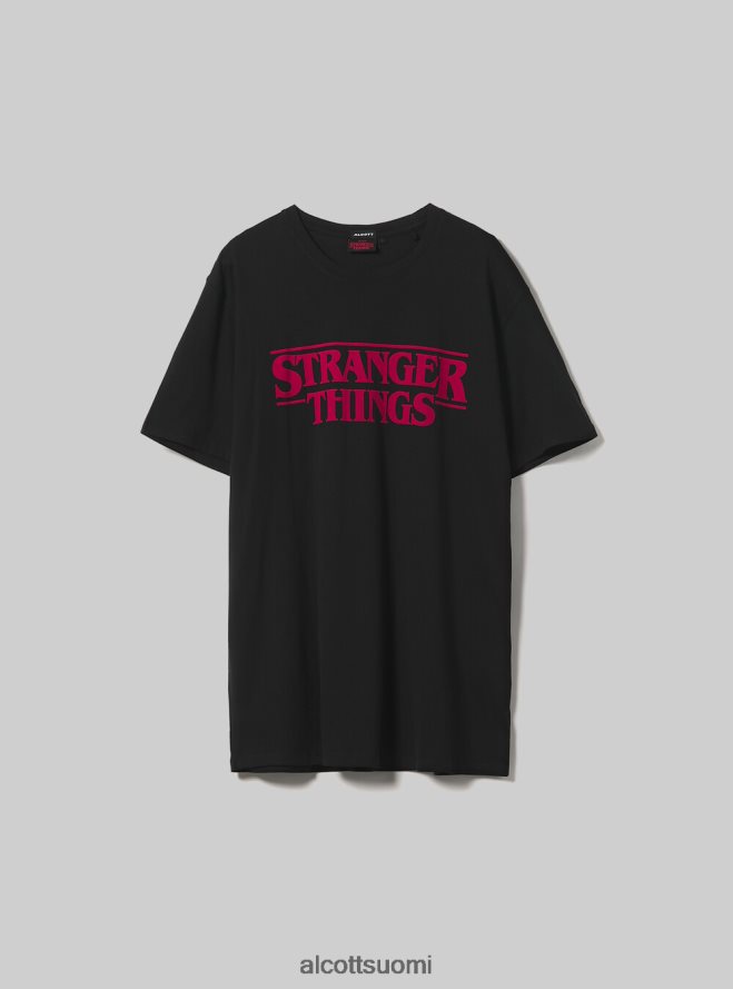 vaatetus fi Alcott miehet outoja asioita t-paita bk1 musta HL28P01136